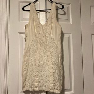 Linen mini dress